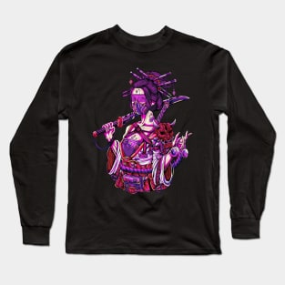 Geisha modern urban Long Sleeve T-Shirt